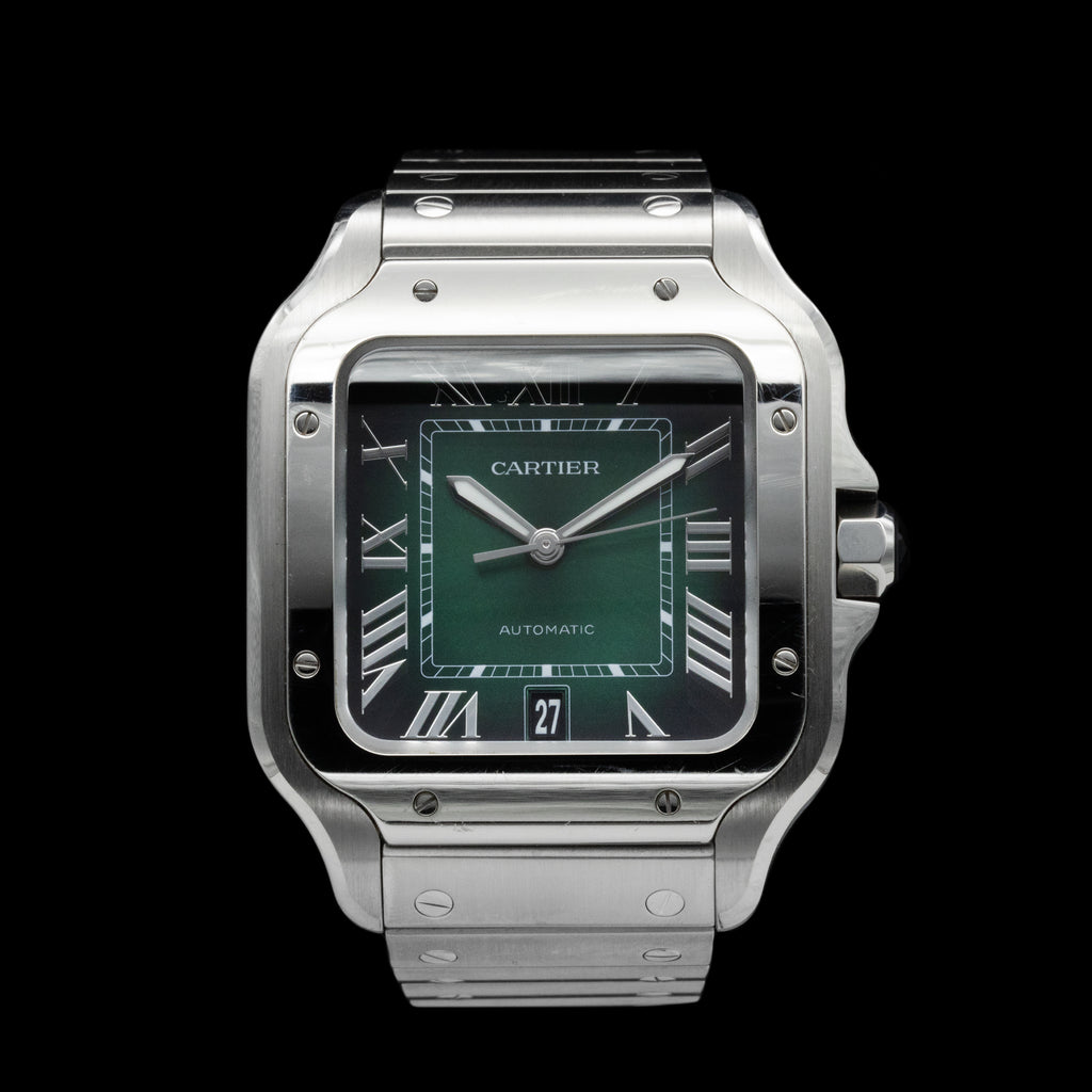 Cartier Santos de Cartier Large 'Green' WSSA0062