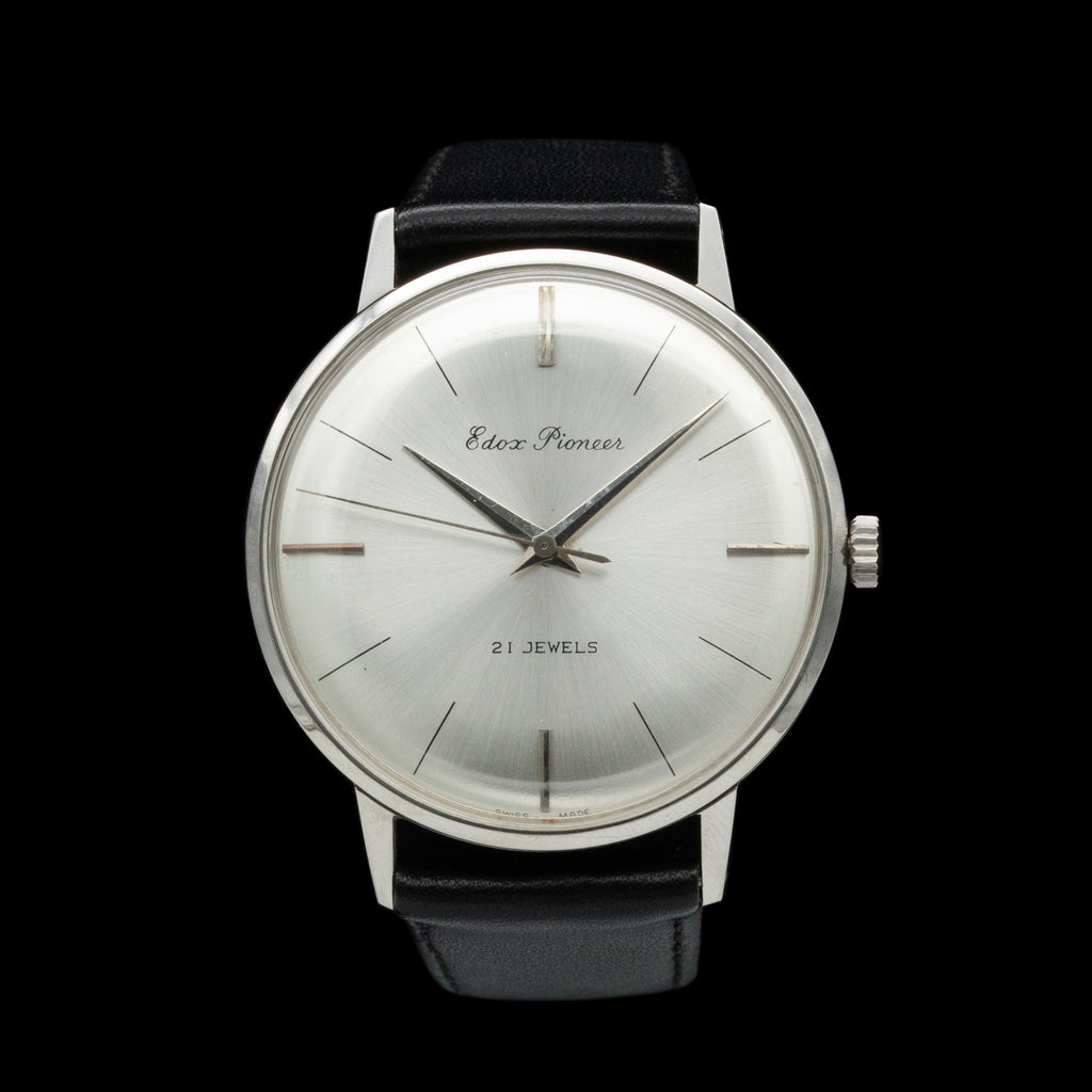 ◇WH-13203◇』EDOX(エドックス)☆PIONEER 21石 はてな デイト☆ 