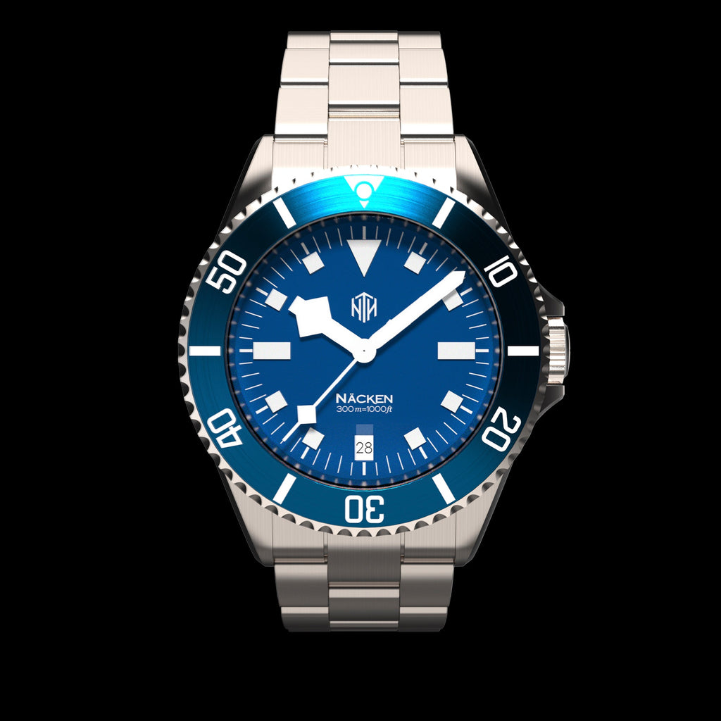 NTH Nacken Modern Blue with Date – FiveFortyFive