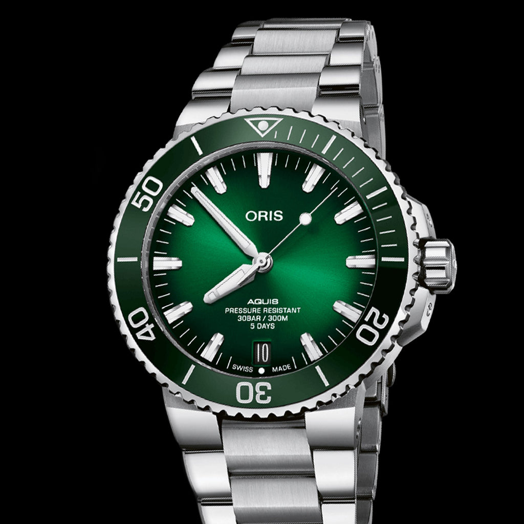 Oris Aquis Date 400 Green