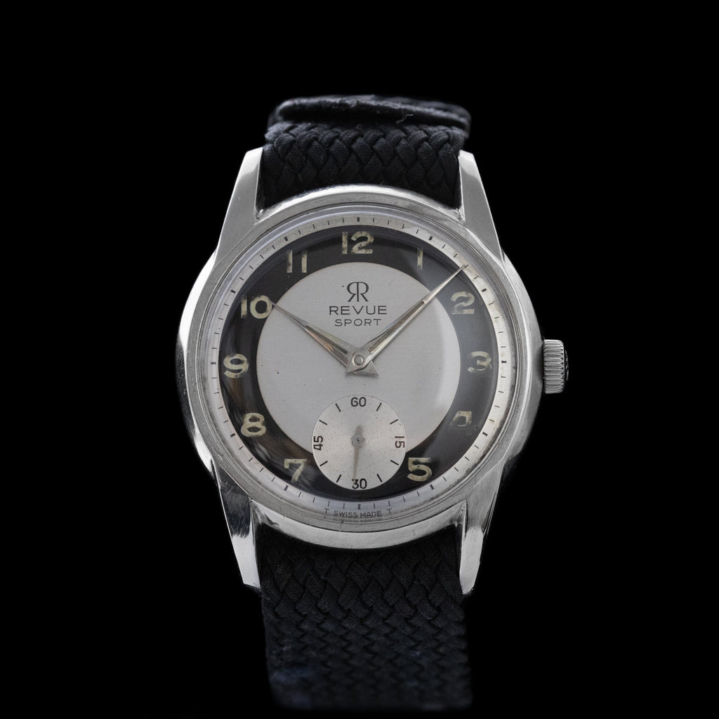 Revue Sport  50年代　ブルズアイ　手巻き Revue - 1950's Sport 'Bullseye' Watch – FiveFortyFive