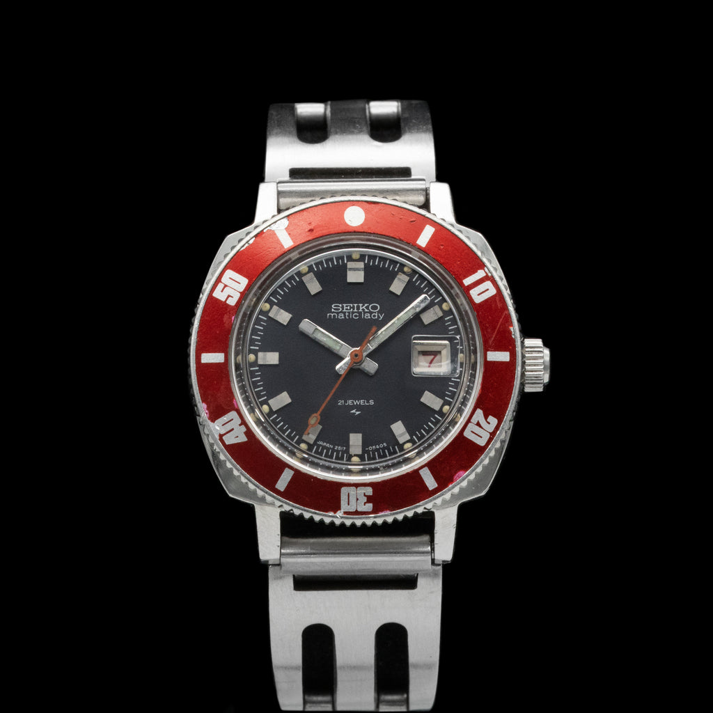 Seiko - 1969 Ladies Matic Diver Red Bezel 2517-3270