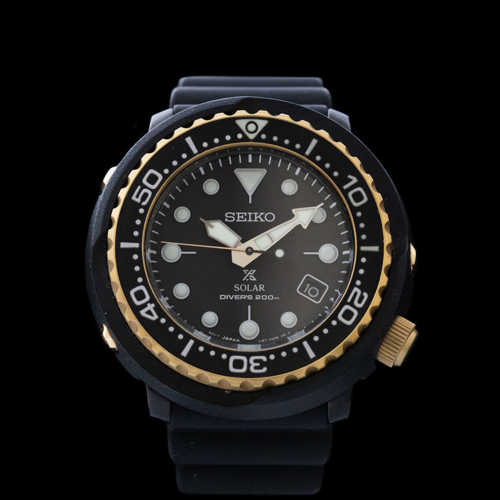 Seiko 2018 Prospex Diver s Solar Golden Tuna