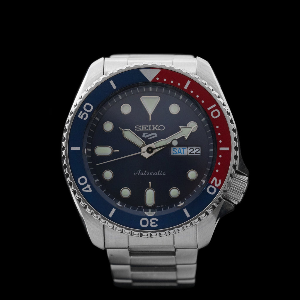 Seiko 5 Sports SRPD53K Pepsi FiveFortyFive