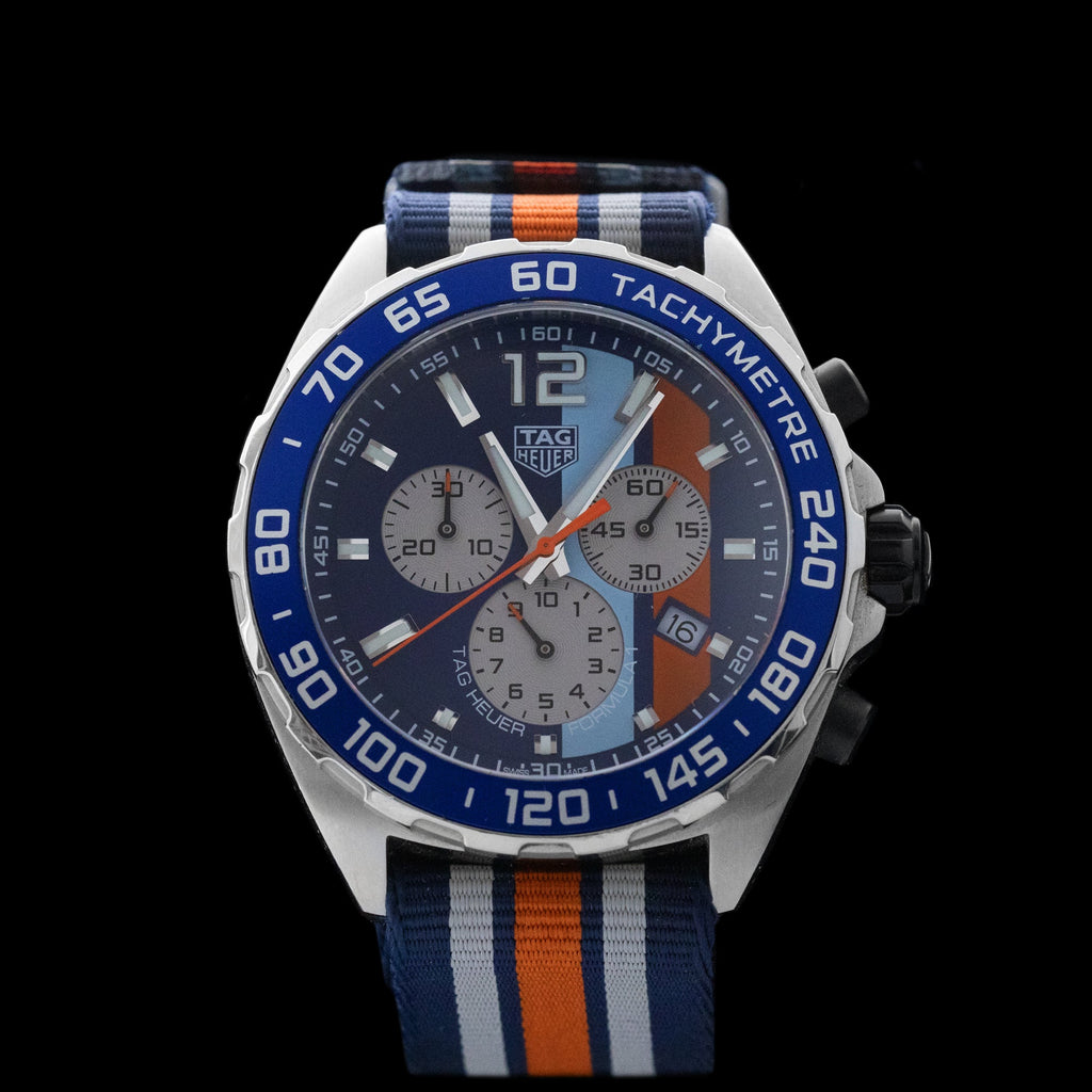 TAG Heuer 2019 Formula 1 Gulf Special Edition FiveFortyFive