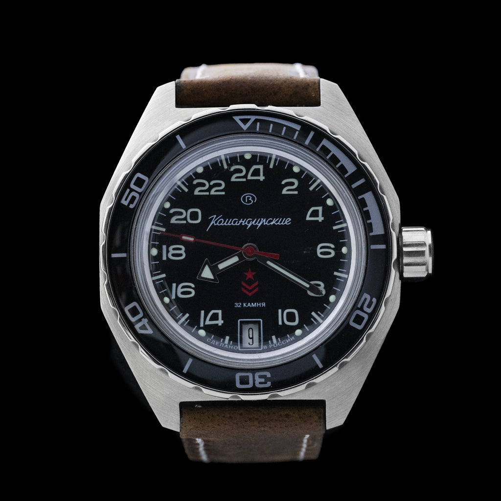 Vostok -K-65 Komandirskie 24-Hour Dial