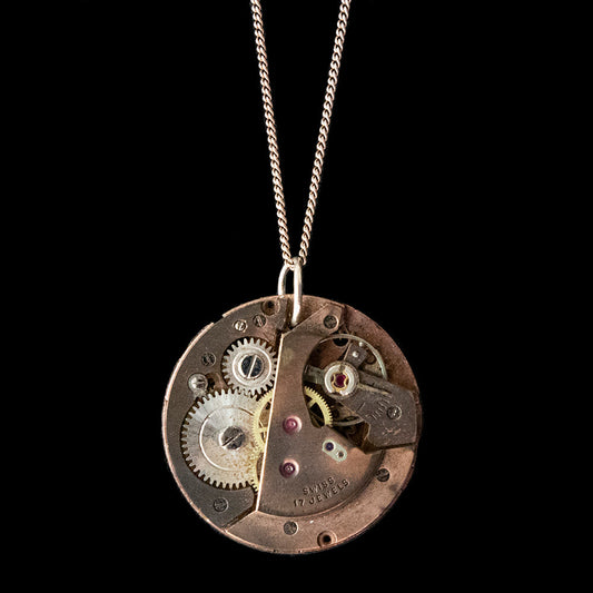 Watch Movement Necklace - Amelia