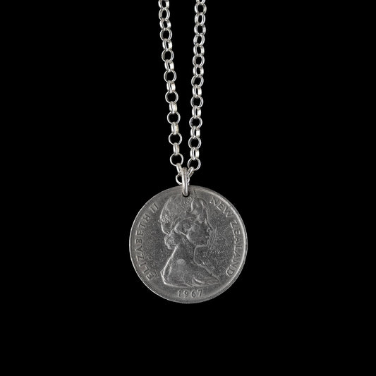 Handmade 20c Coin Necklace - 20/1967