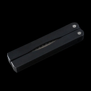 Hand Forged Japanese Knife Gift Set - Seisuke Petty 135mm Mahogany Handle & Black Quality Towel