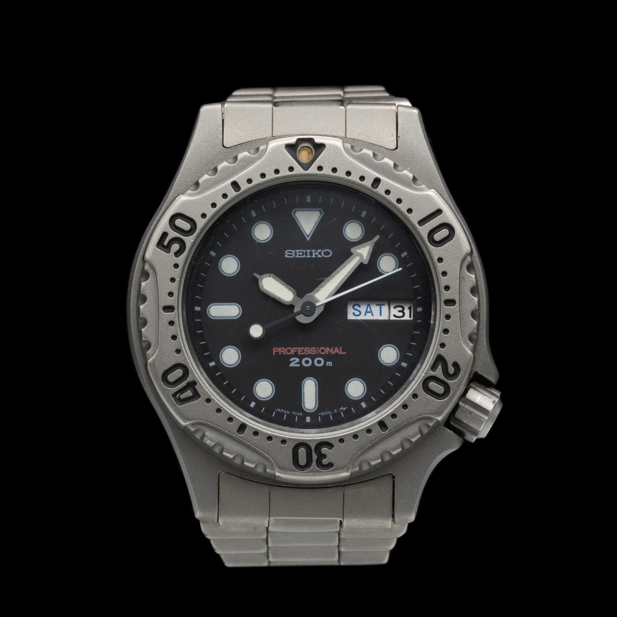 SEIKO セイコー ダイバープロフェッショナル 7C43-6A10 クォーツ