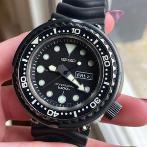 Darth Tuna 7c46 Seiko SBBN013 SBBN011 Lunette Darth Tuna 7C46-0AA0