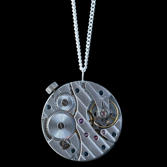 Watch Movement Handmade Necklace - Jacinta