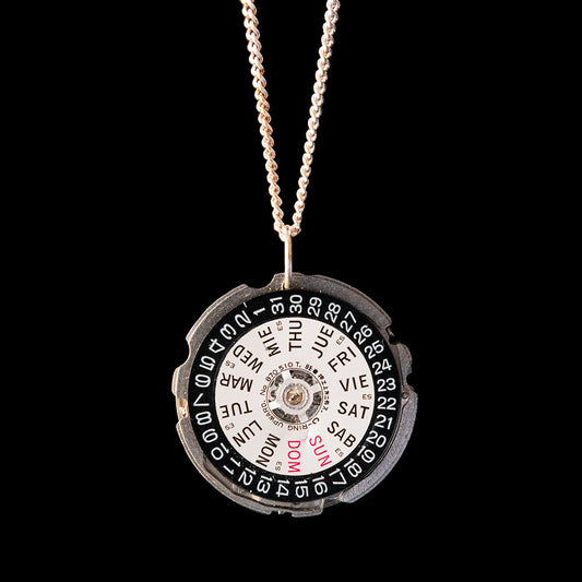 Watch Movement Necklace - Scarlett