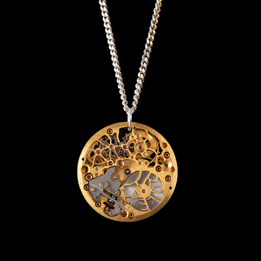 Watch Movement Necklace - Rolly