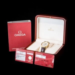 Omega Deville Prestige - Solid Gold Quartz