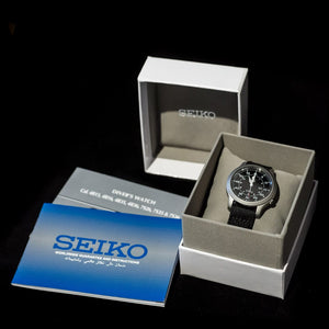 Seiko 5 - Black Field Watch