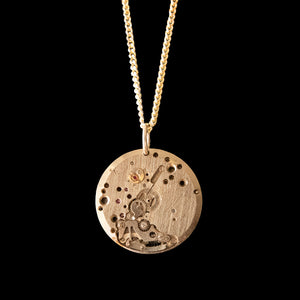 Watch Movement Necklace - Willow