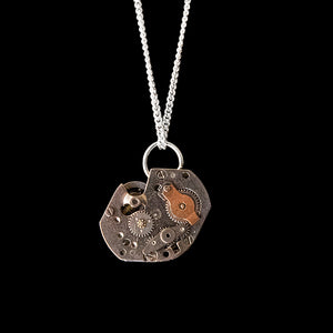 Watch Movement Necklace - Olivia