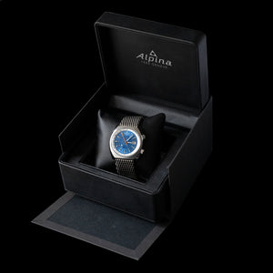 Alpina - 2021 Startimer Heritage GMT Blue