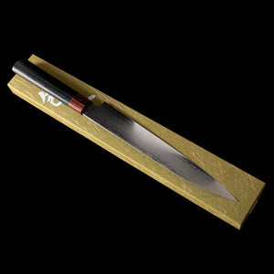 Hammered Japanese Iseya Damascus Sashimi Sushi Knife 210mm
