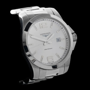 Longines - Conquest “Sunray Silver” Dial