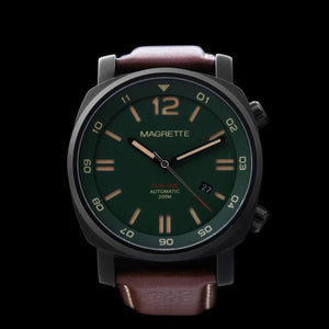 Magrette - 2021 PVD Dual Time 'Green Dial'