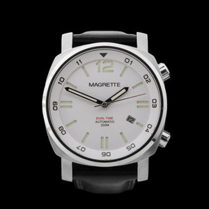 Magrette - Dual Time “White Dial” (NEW OLD STOCK)