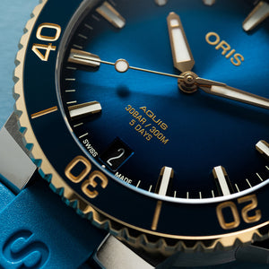 Oris - Aquis Date Cal. 400 Blue/Gold 41.5mm