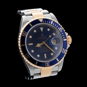 Rolex - 1999 Stainless & Gold Submariner Blue